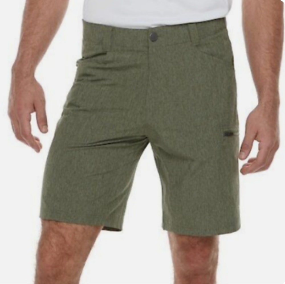 ZeroXposur Men's Travel Hybrid Shorts with UFP 50+ Sun Protection Safeguard